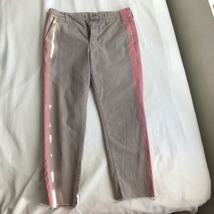 Mother the shaker prep fray pants